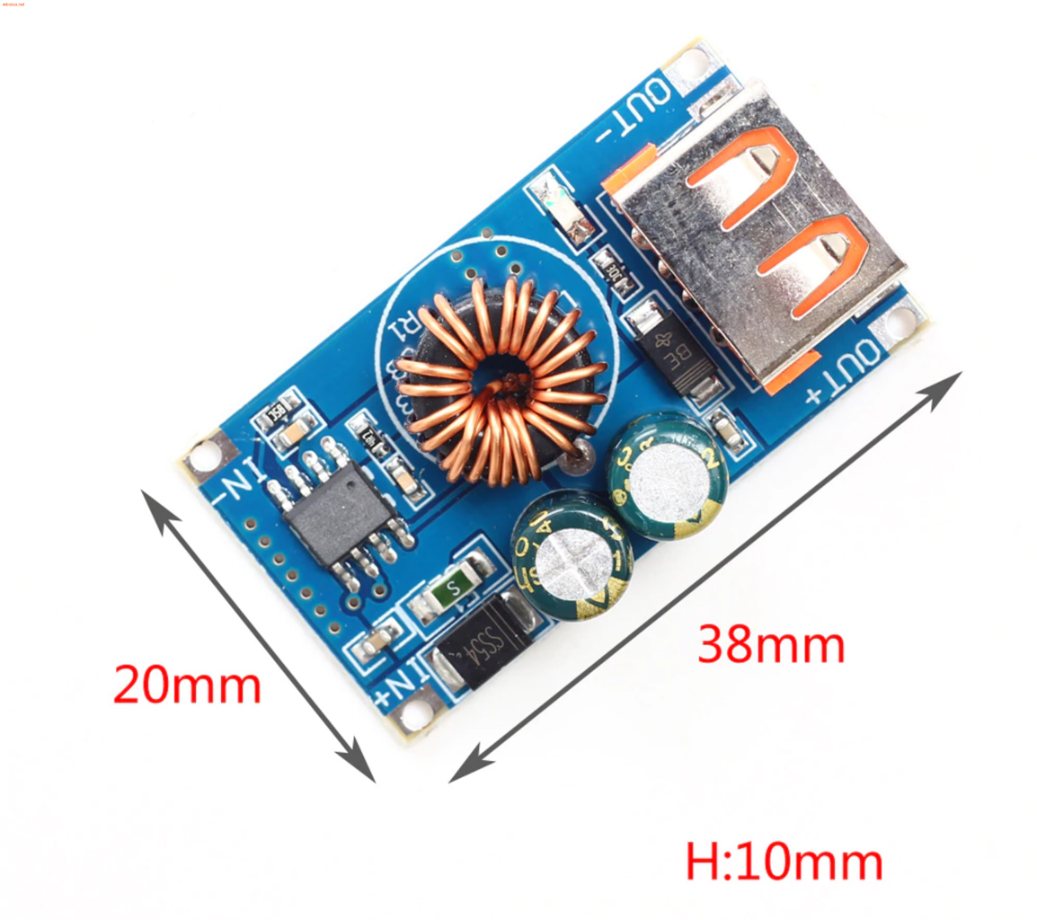 12V24V до 5В USB модуль быстрой зарядки