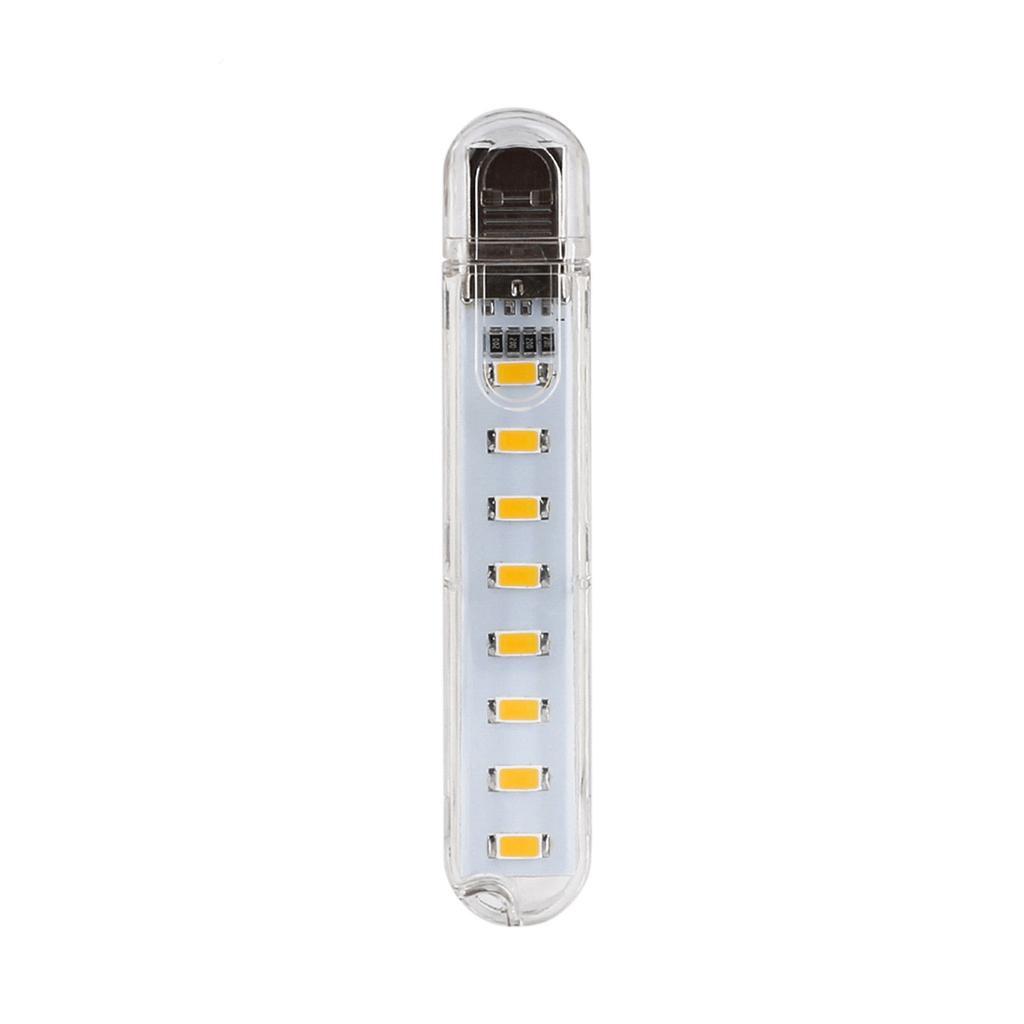 Cветодиодная лампа usb 8 SMD 5730 свет теплый