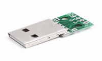 Модуль USB-AM PCB штекер на плате (папка)
