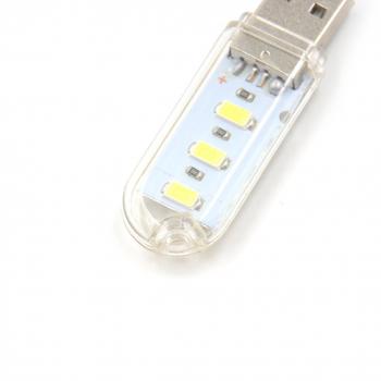 Светодиодные USB лампа свет теплый 3 SMD