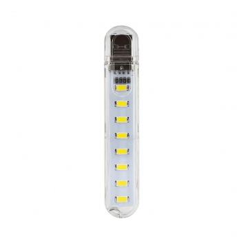 Cветодиодная лампа usb 8 SMD 5730 свет холодный