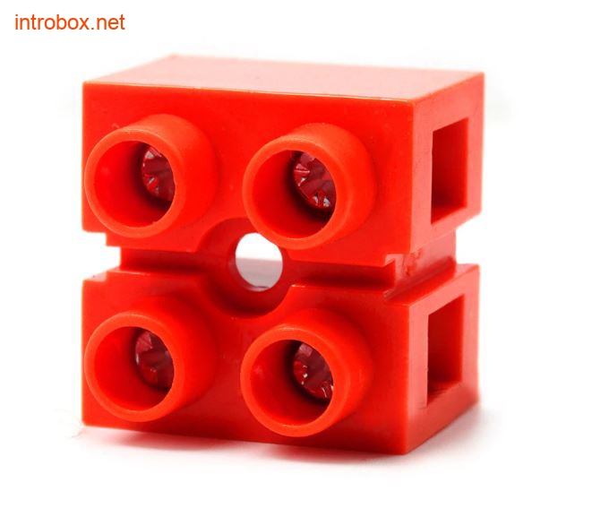 Небольшой огнестойкий клемник H-2519-2 1шт.